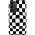 Black and White Zoomed Checkerboard Galaxy S23 Plus Pro Case