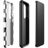 Black and White Zoomed Checkerboard Galaxy S23 Plus Pro Case