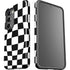 Black and White Zoomed Checkerboard Galaxy S23 Plus Pro Case