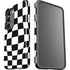 Black and White Zoomed Checkerboard Galaxy S23 Pro Case