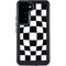 Black and White Zoomed Checkerboard Galaxy S23 Waterproof Case
