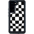 Black and White Zoomed Checkerboard Galaxy S23 Waterproof Case