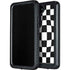 Black and White Zoomed Checkerboard Galaxy S23 Waterproof Case
