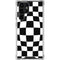 Black and White Zoomed Checkerboard Galaxy S24 Ultra Clear Case