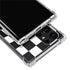 Black and White Zoomed Checkerboard Galaxy S24 Ultra Clear Case