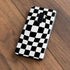 Black and White Zoomed Checkerboard Galaxy S9 Plus Skin