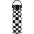 Black and White Zoomed Checkerboard Hydro Flask 20oz Wide Mouth Skin