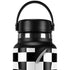 Black and White Zoomed Checkerboard Hydro Flask 32oz Wide Mouth Skin