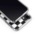 Black and White Zoomed Checkerboard iPhone 11 Clear Case