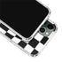Black and White Zoomed Checkerboard iPhone 11 Pro Max Clear Case