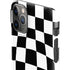 Black and White Zoomed Checkerboard iPhone 11 Pro Max Lite Case