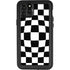 Black and White Zoomed Checkerboard iPhone 11 Pro Max Waterproof Case