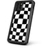 Black and White Zoomed Checkerboard iPhone 11 Pro Max Waterproof Case