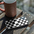 Black and White Zoomed Checkerboard iPhone 11 Pro Skin
