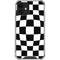 Black and White Zoomed Checkerboard iPhone 12 Mini Clear Case