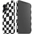 Black and White Zoomed Checkerboard iPhone 12 Mini Lite Case
