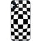 Black and White Zoomed Checkerboard iPhone 12 Mini Skin