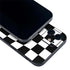 Black and White Zoomed Checkerboard iPhone 12 Mini Skin