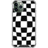 Black and White Zoomed Checkerboard iPhone 12 Pro Clear Case