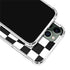 Black and White Zoomed Checkerboard iPhone 12 Pro Clear Case
