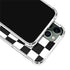 Black and White Zoomed Checkerboard iPhone 12 Pro Max Clear Case