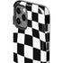 Black and White Zoomed Checkerboard iPhone 12 Pro Max Impact Case
