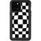 Black and White Zoomed Checkerboard iPhone 12 Pro Max Waterproof Case