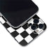 Black and White Zoomed Checkerboard iPhone 12 Pro Skin