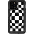 Black and White Zoomed Checkerboard iPhone 12 Pro Waterproof Case