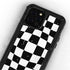 Black and White Zoomed Checkerboard iPhone 12 Pro Waterproof Case