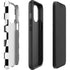 Black and White Zoomed Checkerboard iPhone 13 Pro Impact Case