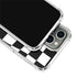 Black and White Zoomed Checkerboard iPhone 13 Pro Max Clear Case