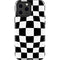 Black and White Zoomed Checkerboard iPhone 13 Pro Max Impact Case