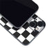 Black and White Zoomed Checkerboard iPhone 14 Plus Skin