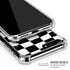 Black and White Zoomed Checkerboard iPhone 7/8 Plus Clear Case