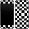 Black and White Zoomed Checkerboard iPhone 7 Skin