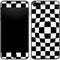 Black and White Zoomed Checkerboard iPhone 8 Plus Skin