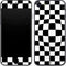 Black and White Zoomed Checkerboard iPhone 8 Skin
