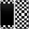 Black and White Zoomed Checkerboard iPhone SE (2nd & 3rd Gen) Skin