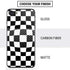 Black and White Zoomed Checkerboard iPhone SE (2nd & 3rd Gen) Skin
