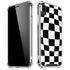 Black and White Zoomed Checkerboard iPhone XR Clear Case