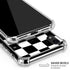 Black and White Zoomed Checkerboard iPhone XR Clear Case