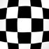 Black and White Zoomed Checkerboard iPhone XR Skin