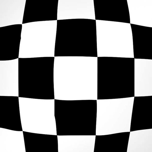 Black and White Zoomed Checkerboard iPhone XS Max Skin
