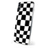 Black and White Zoomed Checkerboard iPhone XS Skin