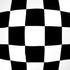 Black and White Zoomed Checkerboard iPhone XS Skin