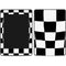 Black and White Zoomed Checkerboard Amazon Kindle Skin