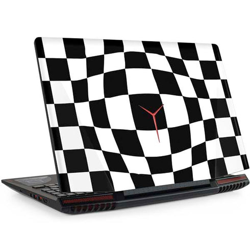 Black and White Zoomed Checkerboard Legion Y720 Skin