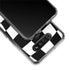 Black and White Zoomed Checkerboard LG K51/Q51 Clear Case
