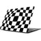 Black and White Zoomed Checkerboard Apple MacBook Skin